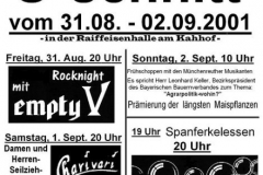2001 Plakat