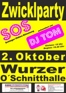 02.10.2025: Zwickl- und SOS-Party