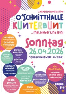 26.04.26: O`schnitthalle KUNTERBUNT