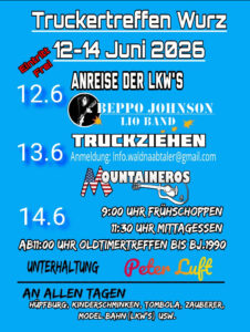 12.-14.06.26: 2. Trucktreffen der Waldnaabtaler Truckerfreunde